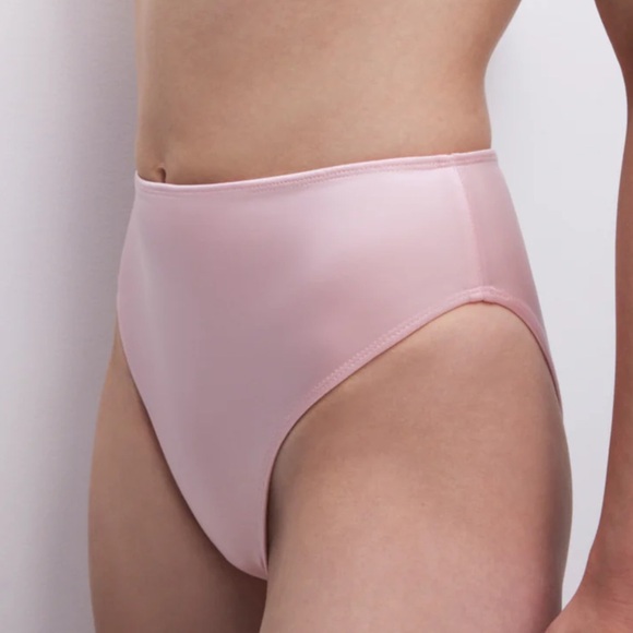 NWT Good American satin bubble gum pink bikini top and bottom set - Picture 10 of 12